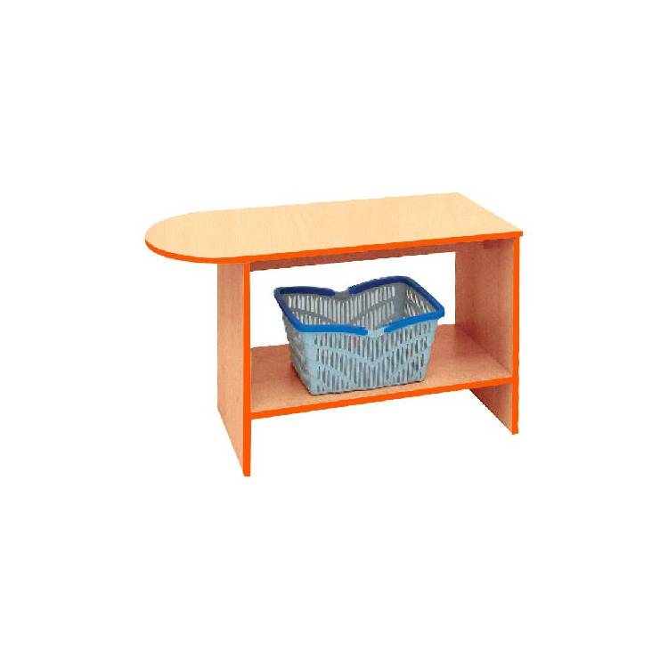 Žehlící stůl s košíkem - 90x60x40 cm