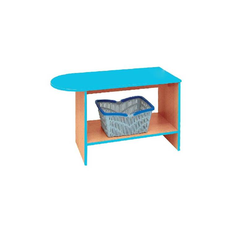 Žehlící stůl s košíkem - 90x60x40 cm