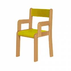 Česká židle s područkou
