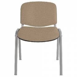 Židle ISO čalouněná - chromové nohy
