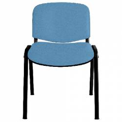 Židle ISO čalouněná - černé nohy