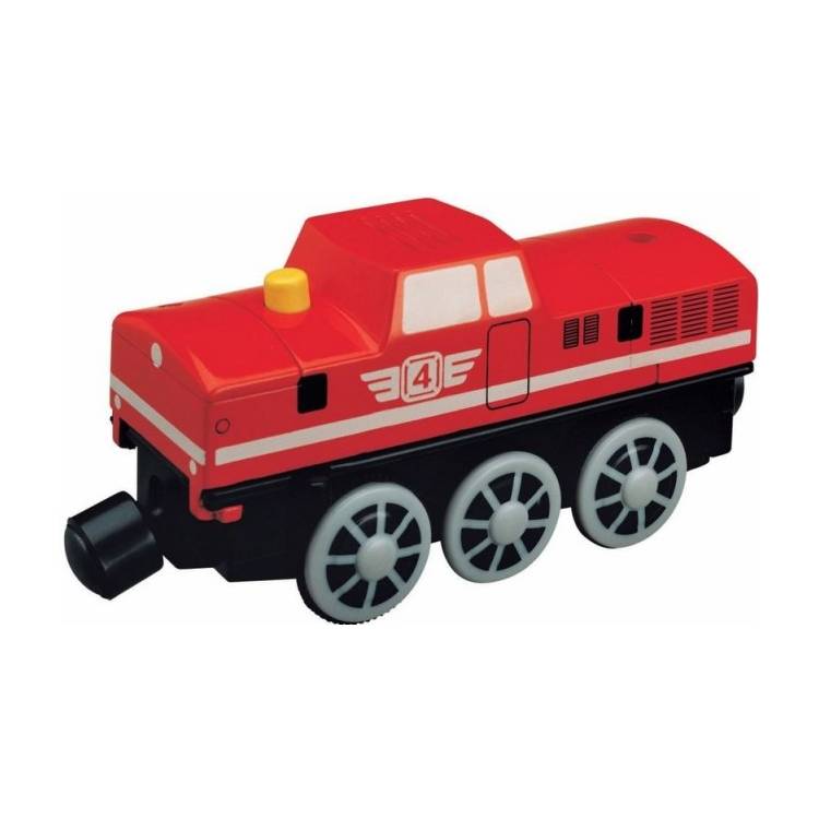 Elektrická lokomotiva - červená