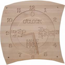 Dřevěný panel - didaktické hodiny