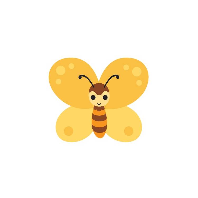 Motýl Žlutý