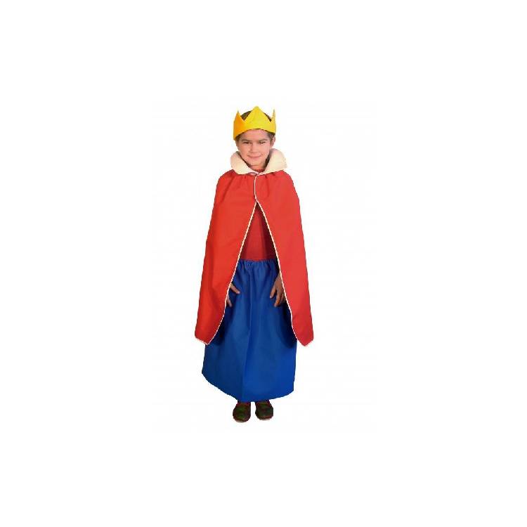 Pohádkový kostým – královna (koruna, plášť, sukně)