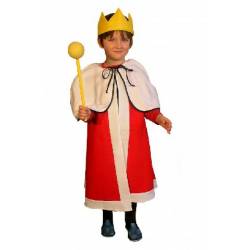 Pohádkový kostým – král (koruna, plášť)