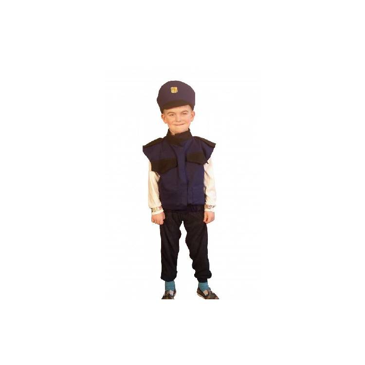 Kostým profese – dopravní policista (bunda, čepice, rukávy)