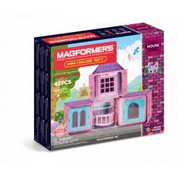 Magformers růžový dům