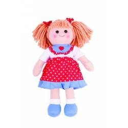 Bigjigs Toys Látková panenka Emily 35 cm