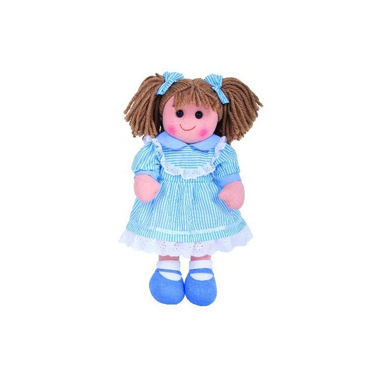 Bigjigs Toys Látková panenka Amelia 35 cm