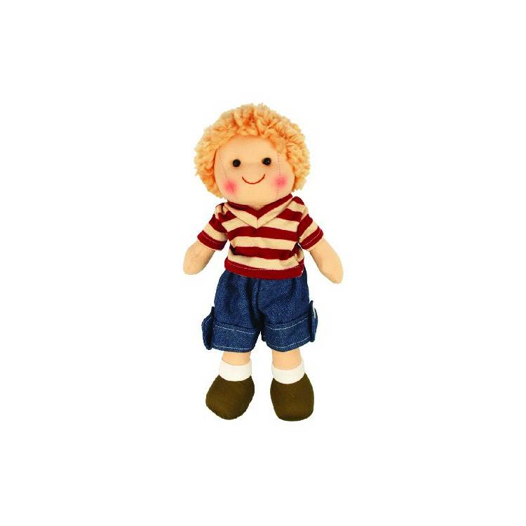 Bigjigs Toys Látková panenka Harry 28 cm