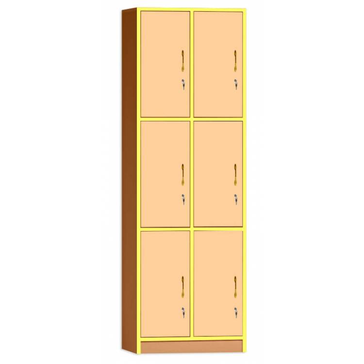 Šatní skříň - 6 boxů - 60x187x45 cm